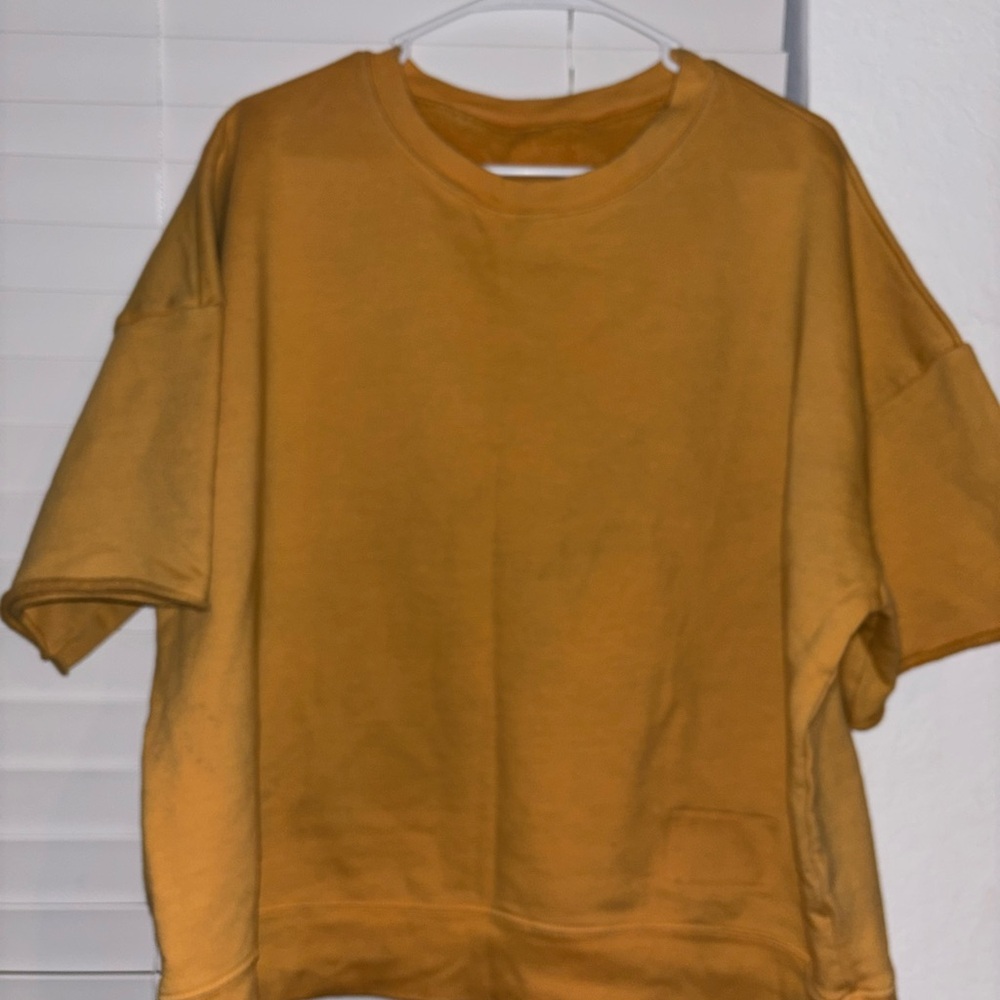 Mustard Yellow Oversized T-Shirt